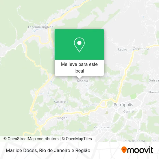 Marlice Doces mapa