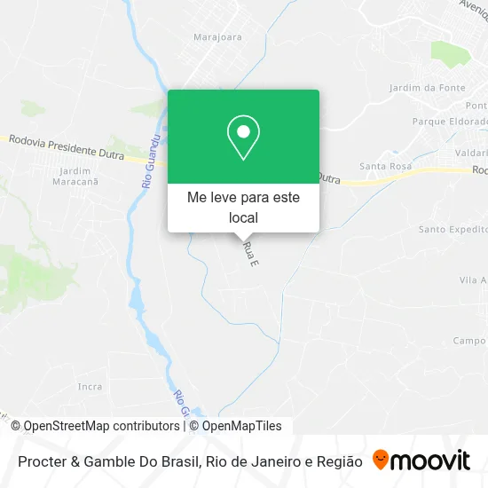 Procter & Gamble Do Brasil mapa