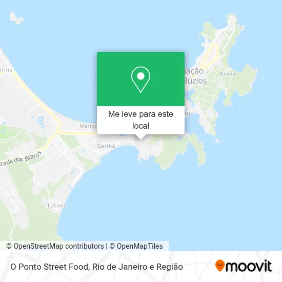 O Ponto Street Food mapa
