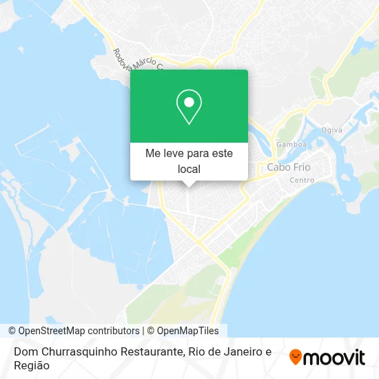 Dom Churrasquinho Restaurante mapa