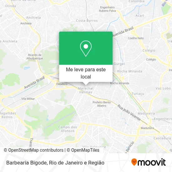 Barbearia Bigode mapa