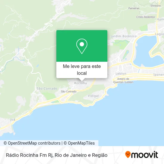 Rádio Rocinha Fm Rj mapa