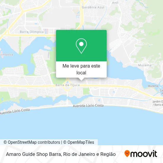 Amaro Guide Shop Barra mapa