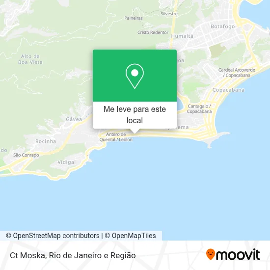 Ct Moska mapa