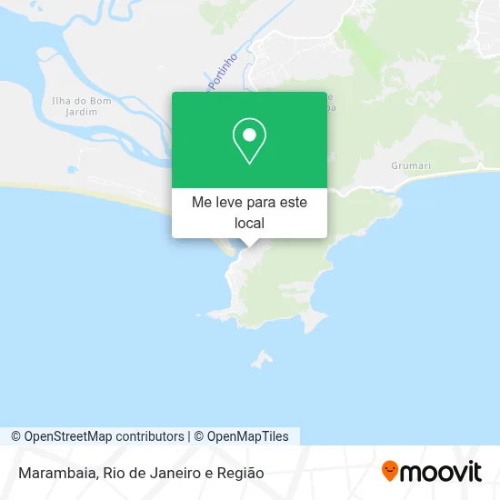 Marambaia mapa