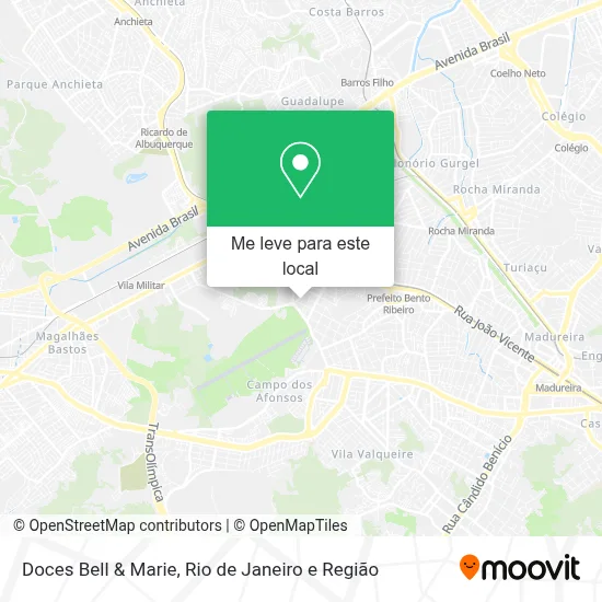 Doces Bell & Marie mapa