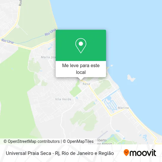 Universal Praia Seca - Rj mapa