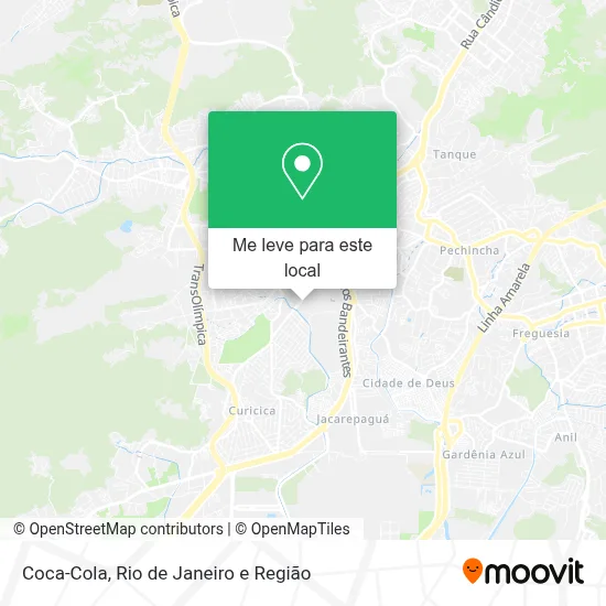 Coca-Cola mapa