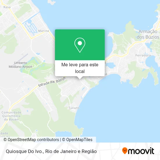 Quiosque Do Ivo. mapa
