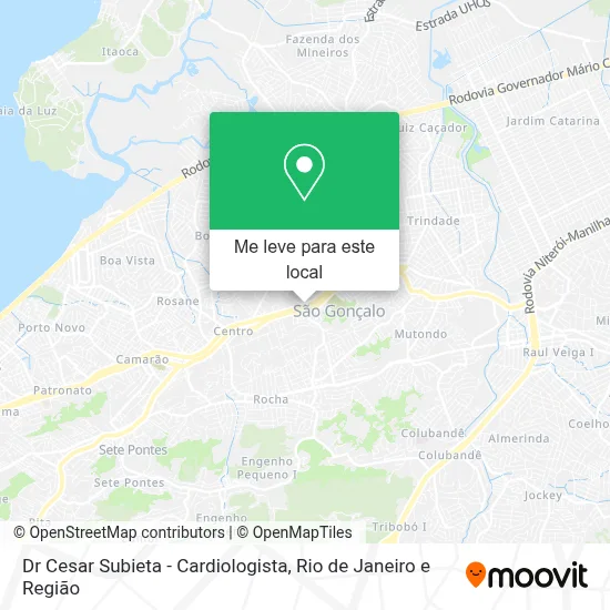 Dr Cesar Subieta - Cardiologista mapa