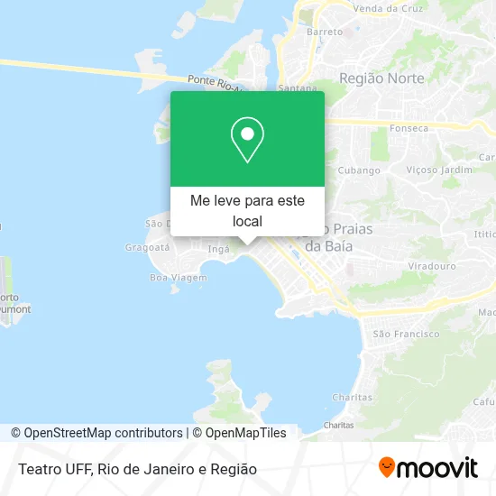 Teatro UFF mapa