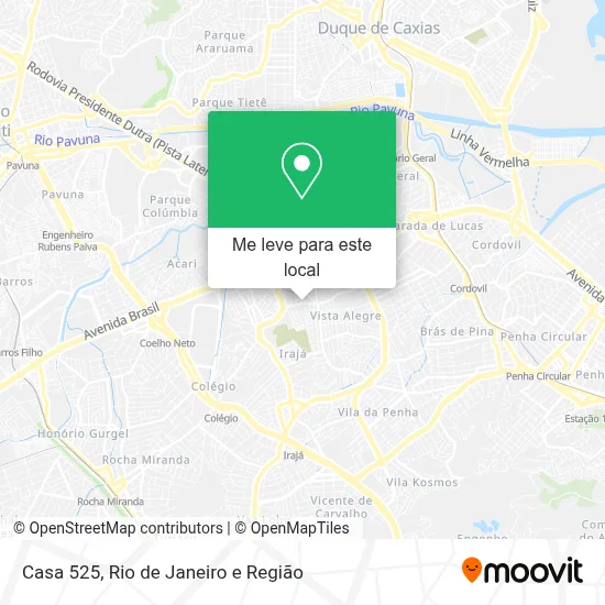Casa 525 mapa