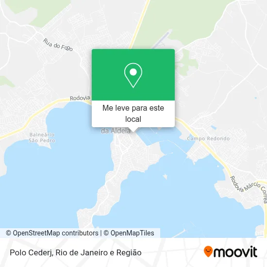 Polo Cederj mapa