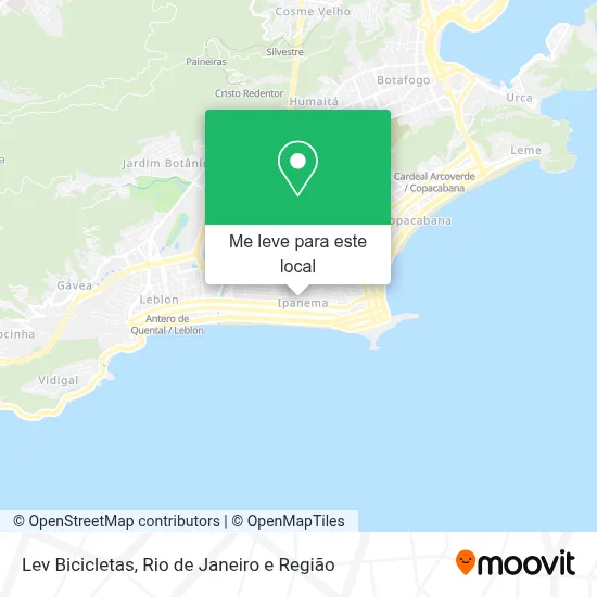 Lev Bicicletas mapa