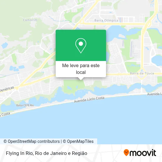 Flying In Rio mapa