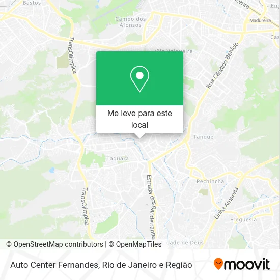 Auto Center Fernandes mapa
