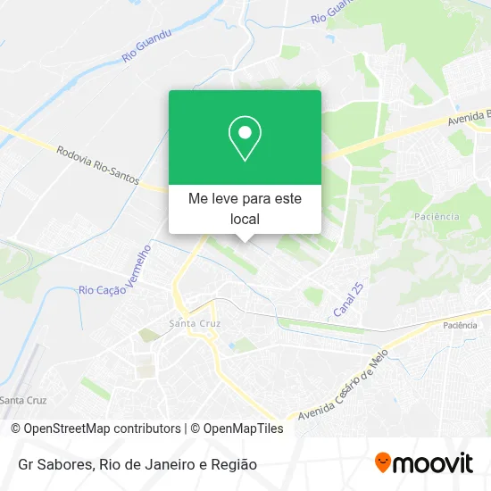 Gr Sabores mapa