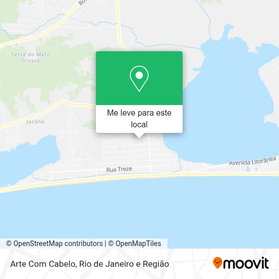 Arte Com Cabelo mapa