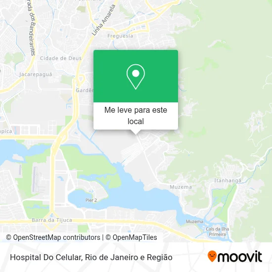 Hospital Do Celular mapa