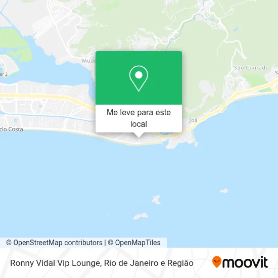 Ronny Vidal Vip Lounge mapa