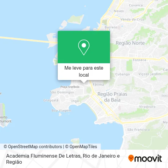Academia Fluminense De Letras mapa