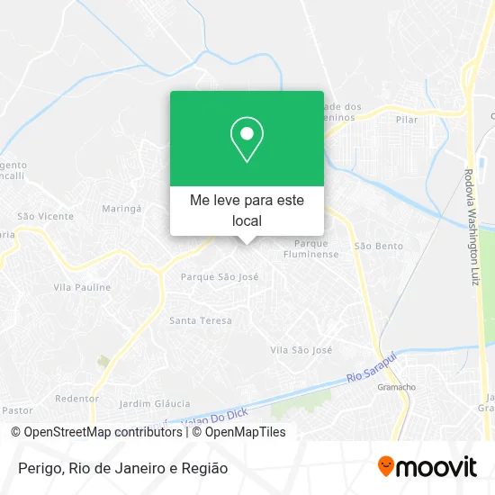 Perigo mapa