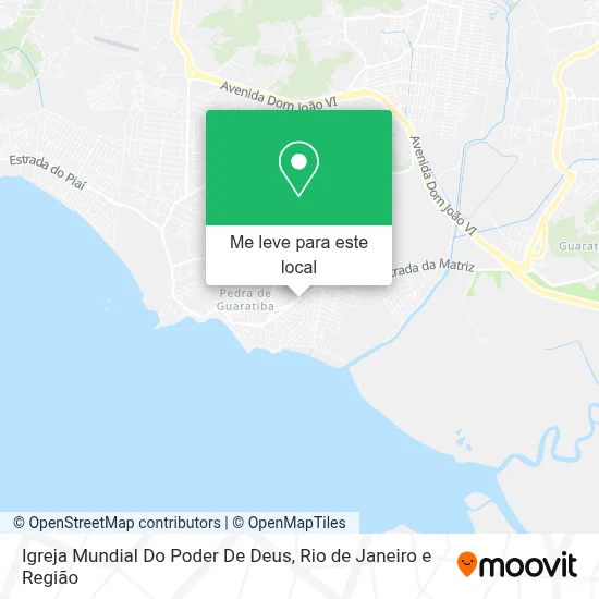 Igreja Mundial Do Poder De Deus mapa