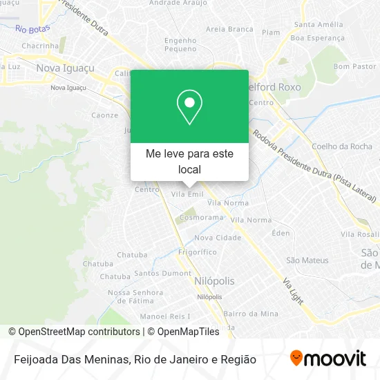 Feijoada Das Meninas mapa