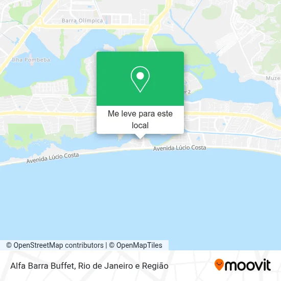 Alfa Barra Buffet mapa