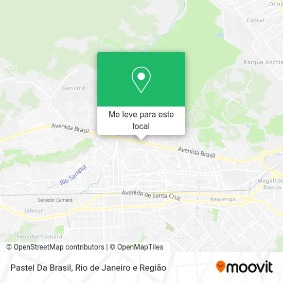 Pastel Da Brasil mapa