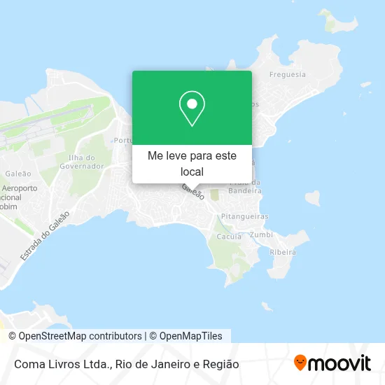 Coma Livros Ltda. mapa