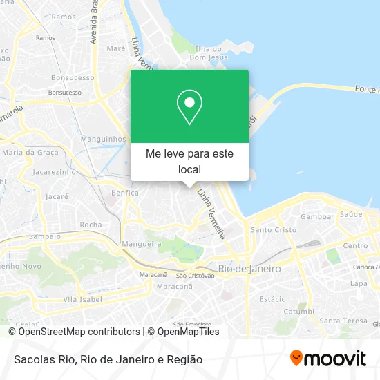 Sacolas Rio mapa