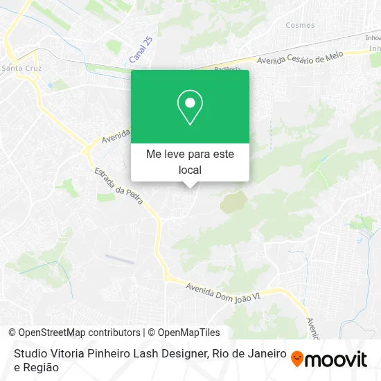Studio Vitoria Pinheiro Lash Designer mapa