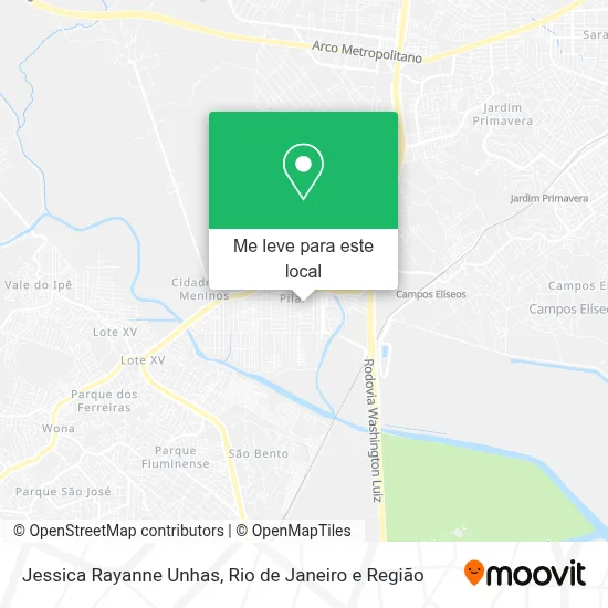 Jessica Rayanne Unhas mapa