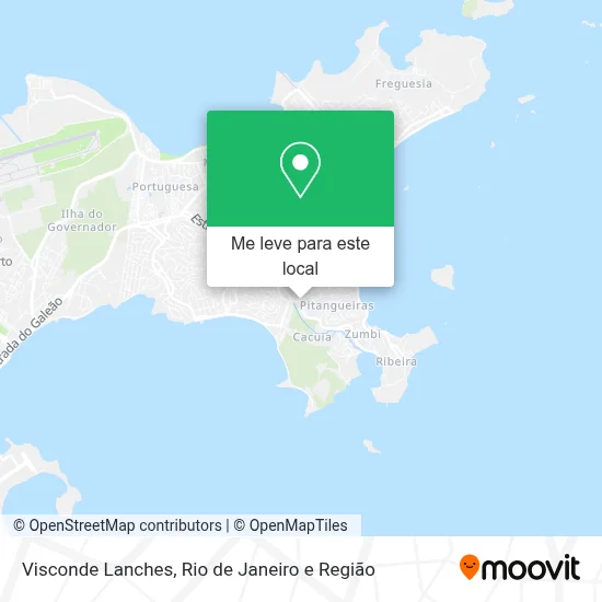 Visconde Lanches mapa