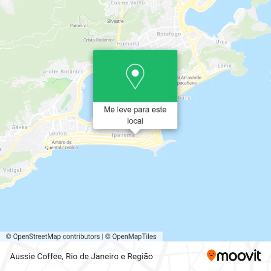 Aussie Coffee mapa