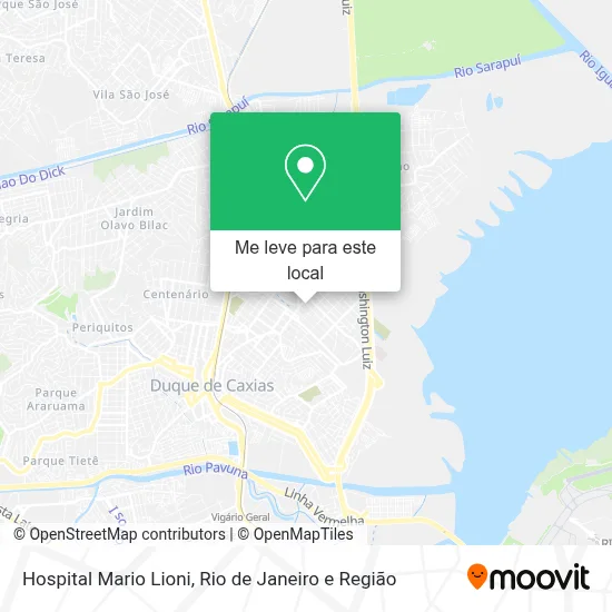 Hospital Mario Lioni mapa