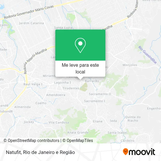 Natufit mapa