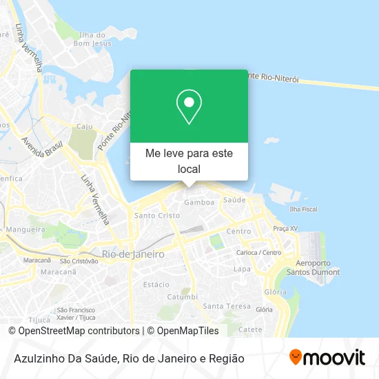Azulzinho Da Saúde mapa