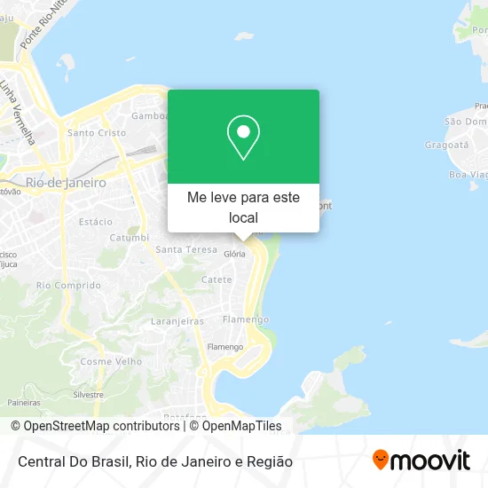 Central Do Brasil mapa