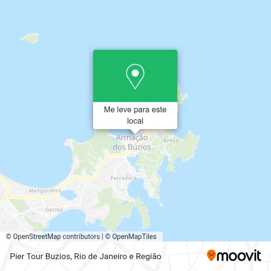 Pier Tour Buzios mapa