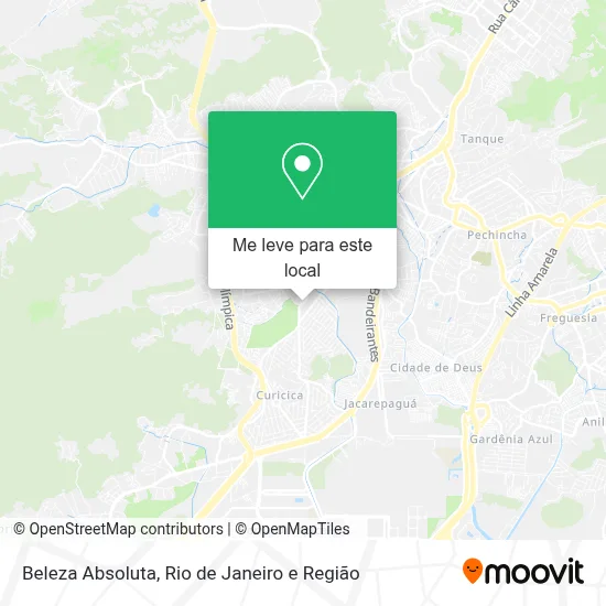 Beleza Absoluta mapa