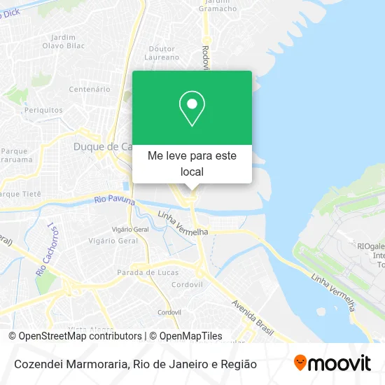 Cozendei Marmoraria mapa