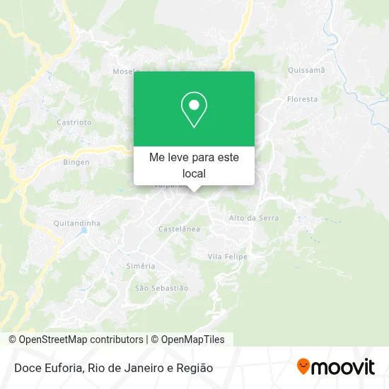 Doce Euforia mapa