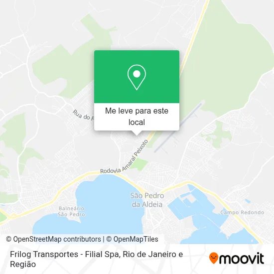 Frilog Transportes - Filial Spa mapa