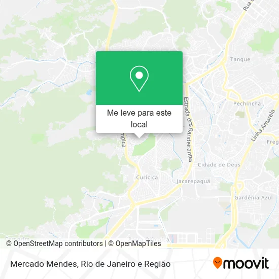 Mercado Mendes mapa