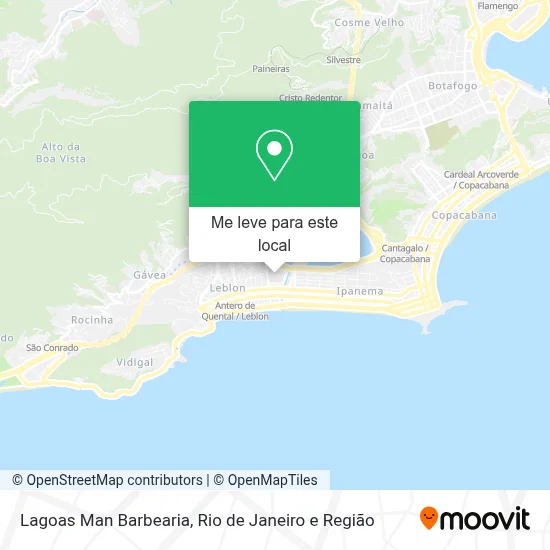 Lagoas Man Barbearia mapa