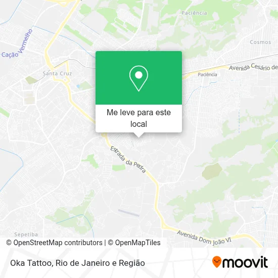 Oka Tattoo mapa