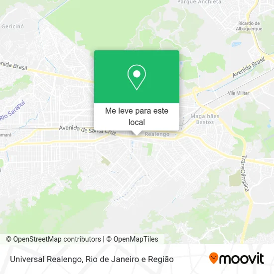 Universal Realengo mapa