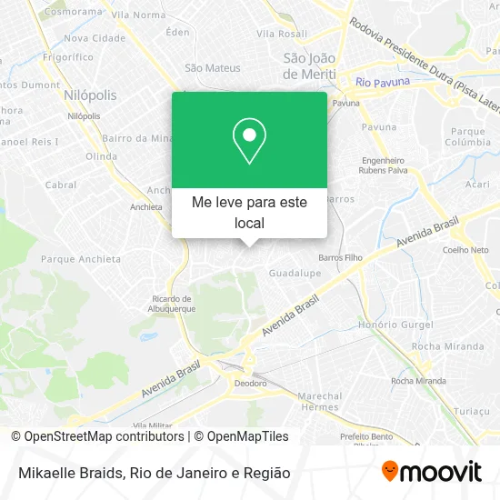 Mikaelle Braids mapa
